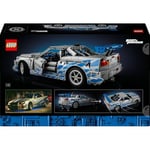 LEGO Technic Daha Hızlı Daha Öfkeli Nissan Skyline GT-R (R34) Araba 42210 - Yetişkinler için Dekoratif Araba Modeli Yapım Seti, Doğum Günü Hediyesi (1410 Parça)