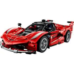 LEGO Technic Ferrari FXX K 42212 – 10 Yaş ve Üzeri Çocuklar için STEM'e İlgi Uyandıran Model Araba Oyuncak Yapım Seti, Spor Araba Tutkunları İçin Yaratıcı Hediye Fikri ve Eğitici Oyun (897 Parça)