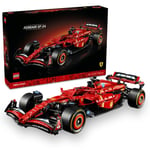 LEGO Technic Ferrari SF–24 F1 Araba 42207 – Yetişkinler için 1:8 Ölçekli V6 Motor, Vites Kutusu, Direksiyon ve DRS içeren Koleksiyonluk Yarış Arabası Modeli Yapım Seti, Hediye Fikri (1361 Parça)
