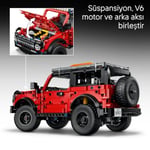LEGO Technic Ford Bronco SUV 42213 | 9 Yaş ve Üzeri Çocuklar için İkonik Detaylar İçeren Oyuncak Yapım Seti, Hediye Fikri (943 Parça)