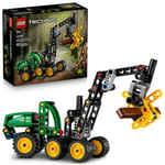 LEGO Technic John Deere 1470H Tekerlekli Orman Makinesi 42218 | 7 Yaş ve Üzeri Kız ve Erkek Çocuklar için Çalışan Kepçe ve Kütük İçeren Oyuncak Yapım Seti, Hediye Fikri (117 Parça)