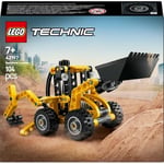 LEGO Technic Kazıcı Yükleyici 42197 – 7 Yaş ve Üzeri Kız ve Erkek Çocukları için Arka Kazıcı, Kepçe ve Dengeleyici İçeren Yapım Seti, Hediye Fikri (104 Parça)