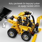 LEGO Technic Kazıcı Yükleyici 42197 – 7 Yaş ve Üzeri Kız ve Erkek Çocukları için Arka Kazıcı, Kepçe ve Dengeleyici İçeren Yapım Seti, Hediye Fikri (104 Parça)