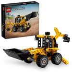 LEGO Technic Kazıcı Yükleyici 42197 – 7 Yaş ve Üzeri Kız ve Erkek Çocukları için Arka Kazıcı, Kepçe ve Dengeleyici İçeren Yapım Seti, Hediye Fikri (104 Parça)