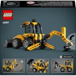 LEGO Technic Kazıcı Yükleyici 42197 – 7 Yaş ve Üzeri Kız ve Erkek Çocukları için Arka Kazıcı, Kepçe ve Dengeleyici İçeren Yapım Seti, Hediye Fikri (104 Parça)