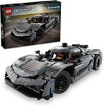 LEGO Technic Koenigsegg Jesko Absolut Gri Hiper Araba 42173 - Çocuklar için Oyuncak Yapım Seti, Doğum Günü Hediyesi Fikri (801 Parça)