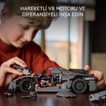 LEGO Technic Koenigsegg Jesko Absolut Gri Hiper Araba 42173 - Çocuklar için Oyuncak Yapım Seti, Doğum Günü Hediyesi Fikri (801 Parça)