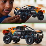 LEGO Technic NEOM McLaren Extreme E Race Car 42166 – 7 Yaş ve Üzeri Çocuklar Oyuncak Yarış Arabası Hediyesi Fikri, Orijinal Detaylar İçeren Koleksiyonluk Yaratıcı Oyuncak Model Yapım Seti (252 Parça)