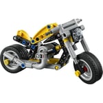 LEGO Technic Sarı Motosiklet 42225 | 7 Yaş ve Üzeri Çocuklar için Direksiyon İçeren Oyuncak Yapım Seti, Hediye Fikri (151 Parça)