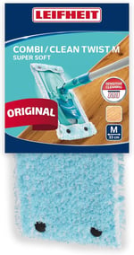 Leifheit Clean Twist Combi M Yedek Başlık Sensitive 33C - Seçenekler: Parke, Kuru temizleme