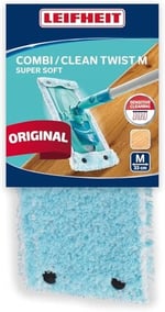 Leifheit Clean Twist Combi M Yedek Başlık Sensitive 33C - Seçenekler: Parke, Kuru temizleme