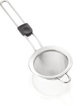 Leifheit Proline Süzgeç 16 Cm | Sağlam paslanmaz çelik, güvenli başparmak girintili ince sap, asma halkası, mutfakta süzmek ve süzmek için ideal - Seçenekler: Modern, 7,5 cm ProLine