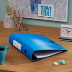Leitz 10471030 Klasör 180°Active Solid Geniş, Mavi, 500 sayfa