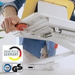 Leitz Masa Sehpası, Kompakt, Dizüstü Bilgisayarlar için Yüksekliği Ayarlanabilir Sehpa, İnce ve Yerden Tasarruflu, 700 x 350 mm, Ergo Cozy Serisi, Beyaz ve  - Seçenekler: 700 x 350 mm, 800 mm x 420 mm