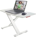 Leitz Masa Sehpası, Kompakt, Dizüstü Bilgisayarlar için Yüksekliği Ayarlanabilir Sehpa, İnce ve Yerden Tasarruflu, 700 x 350 mm, Ergo Cozy Serisi, Beyaz ve  - Seçenekler: 700 x 350 mm, 800 mm x 420 mm