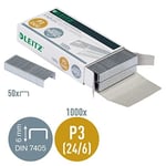 Leitz Power Performance zımba teli P3, 1000 adet, galvanizli, 55700000 24/6 mm
