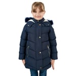 Lela Peluş Astarlı Yakası Suni Kürklü Çıkarılabilir Kapüşonlu Kışlık Mont Kız Çocuk MONT 5761908 - Seçenekler: 5 Yıl, 6 Yıl, 7 Yıl, 11 Yıl, 12 Yıl