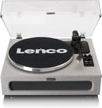 Lenco LS-440 Pikap - Bluetooth Pikap - Entegre Hoparlör 40 Watt RMS - Kayış Tahriki - Pitch Control - Ön Amplifikatör - RCA Out ve AUX-In - Gri | LS-440 - Vinil Çalar - Bluetooth 40 Watt RMS - Kayış T