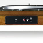 Lenco LS-55 pikap entegre hoparlörlü - Bluetooth alıcısı - MP3'ten doğrudan kodlama - 2 x 5 Watt RMS - USB girişi - AUX - kahverengi