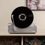Lenco LSA-071SI – Tam otomatik dikey pikap, dahili hoparlörlü ve Bluetooth® – Gümüş | Plak çalar - Vinil Oynatıcı - Gümüş