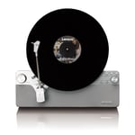 Lenco LSA-071SI – Tam otomatik dikey pikap, dahili hoparlörlü ve Bluetooth® – Gümüş | Plak çalar - Vinil Oynatıcı - Gümüş