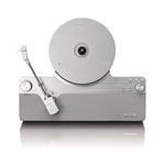Lenco LSA-071SI – Tam otomatik dikey pikap, dahili hoparlörlü ve Bluetooth® – Gümüş | Plak çalar - Vinil Oynatıcı - Gümüş