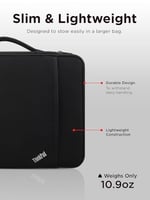 Lenovo ThinkPad Notebook Çantası & Kılıfı 14 Fermuarlı Siyah Çanta ve Kılıf 4X40N18009
