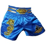 Leon Dragon Muay Thai ve Kick Boks Şortu Mavi
