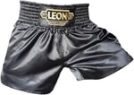Leon Ground Kick Boks ve Muay Thai Şortu Siyah
