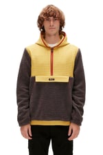 Leonard Half-Zıp Plush Peluş Kapüşonlu Erkek SweatShirt - 23.02.29.007 Antrasit