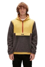 Leonard Half-Zıp Plush Peluş Kapüşonlu Erkek SweatShirt - 23.02.29.007 Antrasit