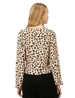 Leopar Desenli Bluz