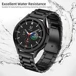 Lerobo Samsung Galaxy Watch 7 6 5 4 Band 44 mm 40 mm/Galaxy Watch 6 4 Klasik Bant 43 mm 47 mm 46 mm 42 mm/Aktif 2 40 mm 44 mm/Saat 3 41 mm, 20 mm Paslanmaz Çelik Metal Yedek Erkek Kadın ile Uyumlu