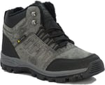 LETAO-Fermuarlı Kürklü Unisex Trekking Bot Soğuga Dayanıklı