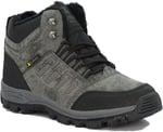 LETAO-Fermuarlı Kürklü Unisex Trekking Bot Soğuga Dayanıklı