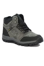 LETAO-Fermuarlı Kürklü Unisex Trekking Bot Soğuga Dayanıklı