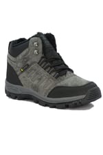 LETAO-Fermuarlı Kürklü Unisex Trekking Bot Soğuga Dayanıklı