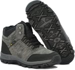 LETAO-Fermuarlı Kürklü Unisex Trekking Bot Soğuga Dayanıklı