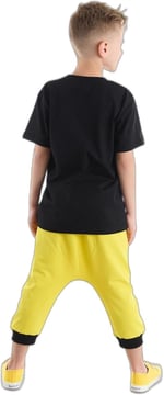 Lets Erkek Çocuk T-shirt Kapri Şort Takım
