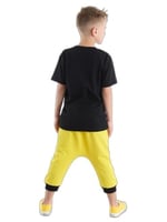 Lets Erkek Çocuk T-shirt Kapri Şort Takım