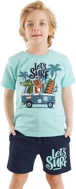 Let's Surf Erkek Çocuk T-shirt Şort Takım