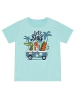 Let's Surf Erkek Çocuk T-shirt Şort Takım