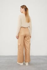levidor Keten Kargo Pantolon 410077 Kadın