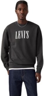Levi's Relaxed Graphic Crewneck Sweatshirt Sweatshirt Erkek - Bedenler: S, M, L, XL, XXL, One Size Tall