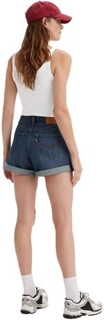 Levi's Rolled 80's Mom Şort Kadın