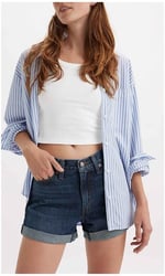 Levi's Rolled 80's Mom Şort Kadın