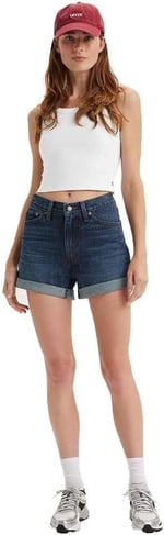 Levi's Rolled 80's Mom Şort Kadın