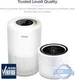 LEVOIT Core 200S Hava Temizleyici Yedek Filtre, 3'ü 1 Arada Filtre, Yüksek Verimli Aktif Karbon, Core 200S-RF, Beyaz
