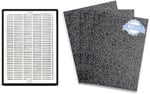 LEVOIT LV-H126 Hava Temizleyici Yedek Filtre, HEPA Filtre, Yüksek Verimli Aktif Karbon Filtre, 3 Ekstra Ön Filtre, LV-H126-RF, Siyah
