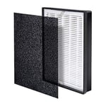 LEVOIT LV-H126 Hava Temizleyici Yedek Filtre, HEPA Filtre, Yüksek Verimli Aktif Karbon Filtre, 3 Ekstra Ön Filtre, LV-H126-RF, Siyah